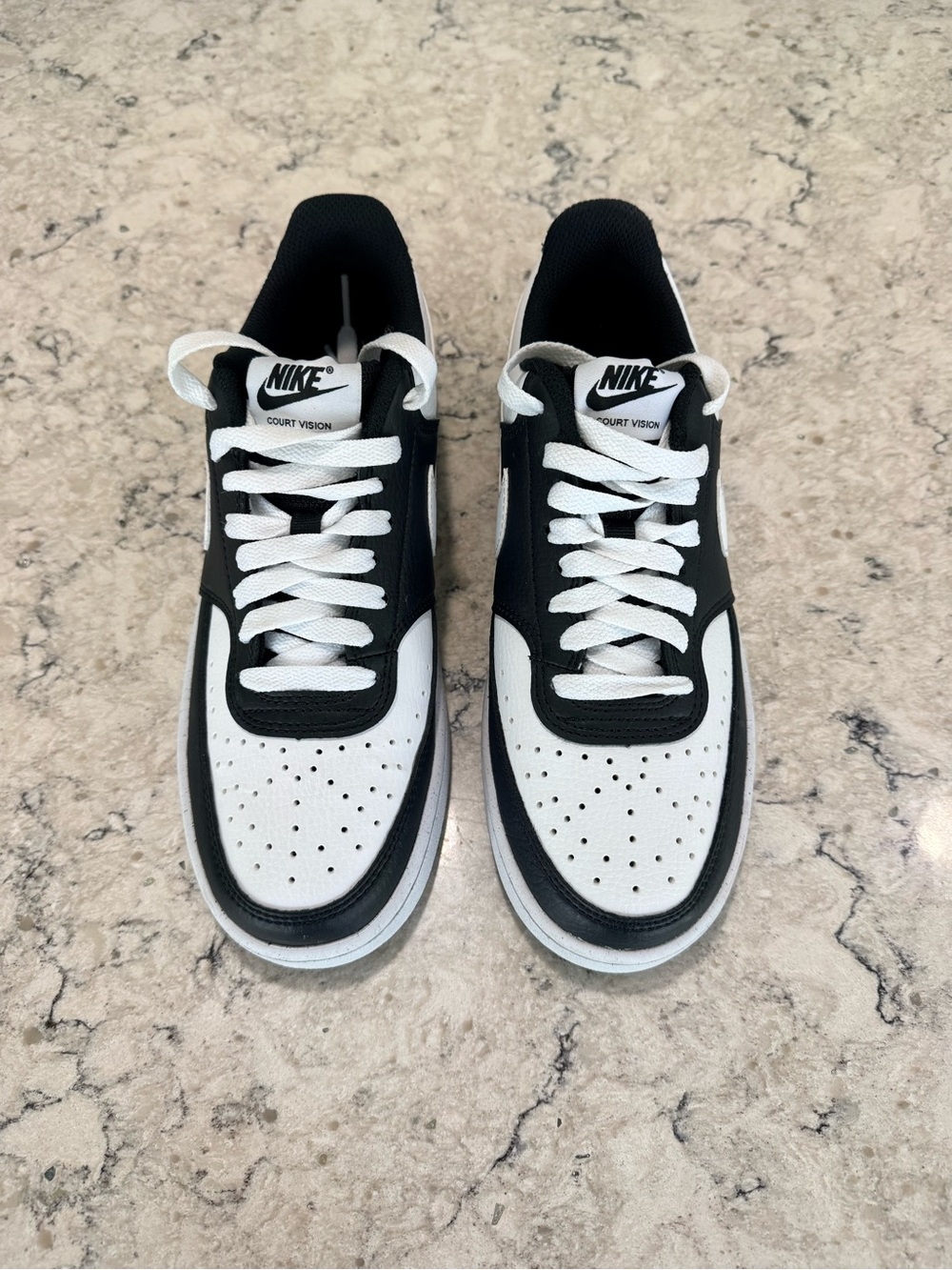 NEW - Size 6M/7.5W - Nike Panda Court Vision Low Sneakers - DH3158-003 - Picture 2 of 5